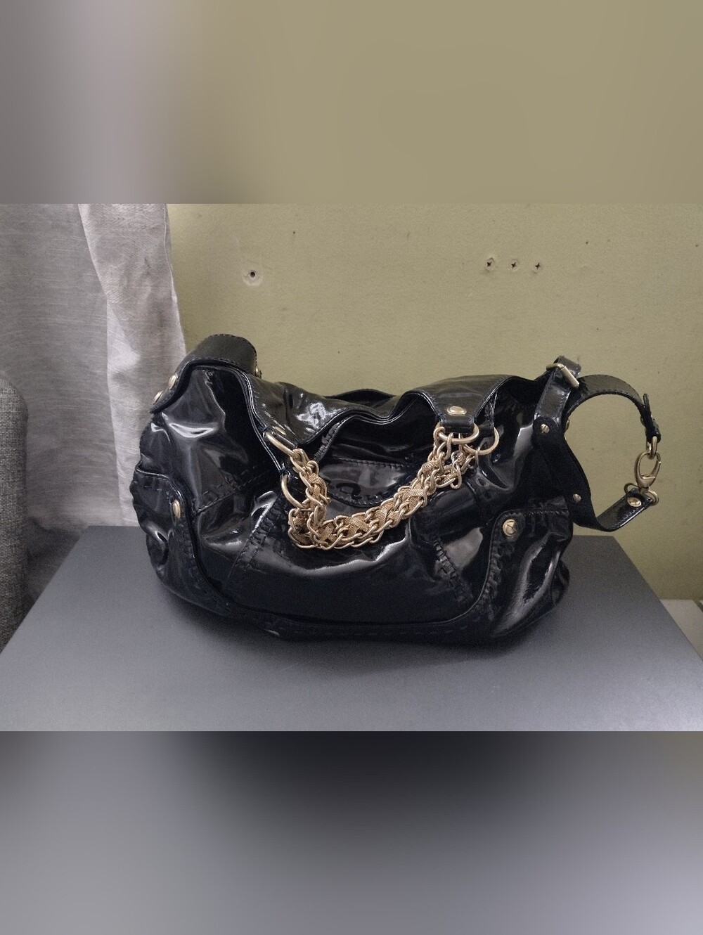 VERSACE Patent Leather Bag